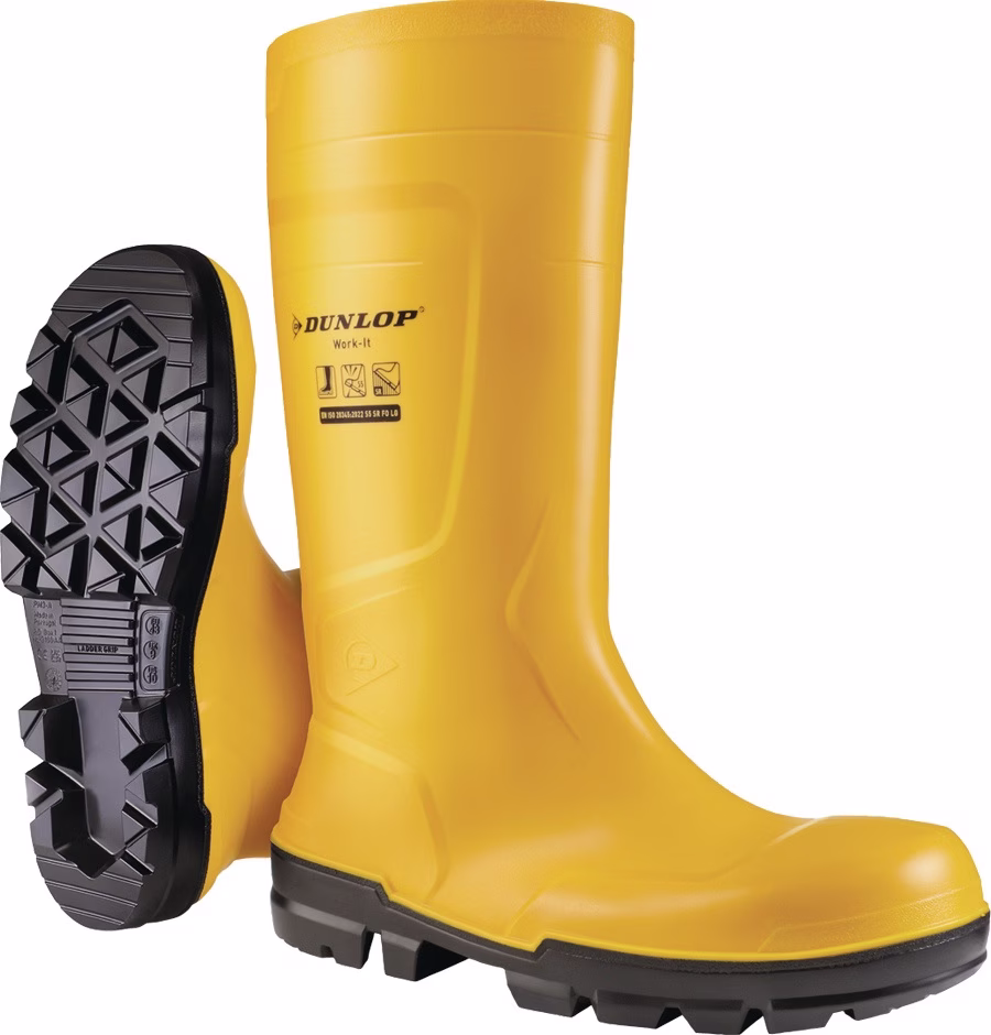 Sicherheitsstiefel Work It gelb S5 SR FO LG EN ISO 20345:2022 PVC