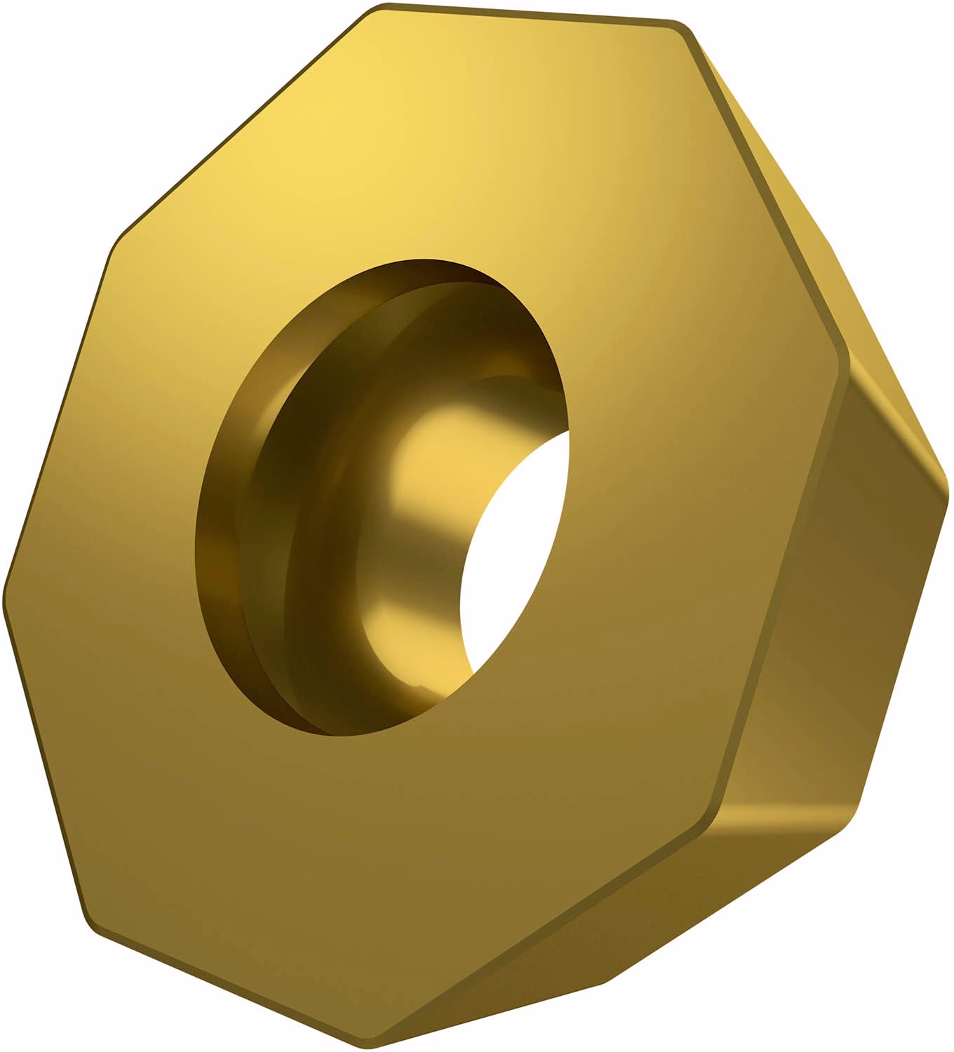 Fräswendeschneidplatte ISO ODEW 0605ZZN:M8330 D.5,5mm PVD beschichtet Farbe Gold