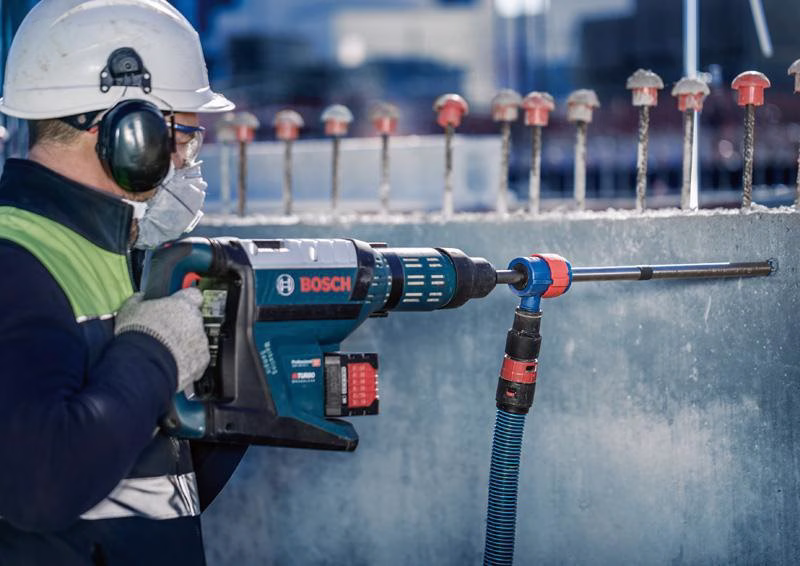Hammerbohrer-Set EXPERT SDS Clean max-8X D.22,0mm Gesamt-L.650mm