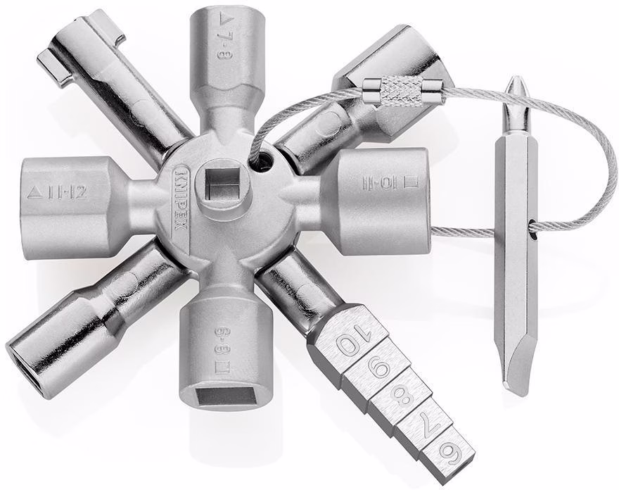 Schaltschrankschlüssel TwinKey® 6 Funktionen m.Magnet Verb