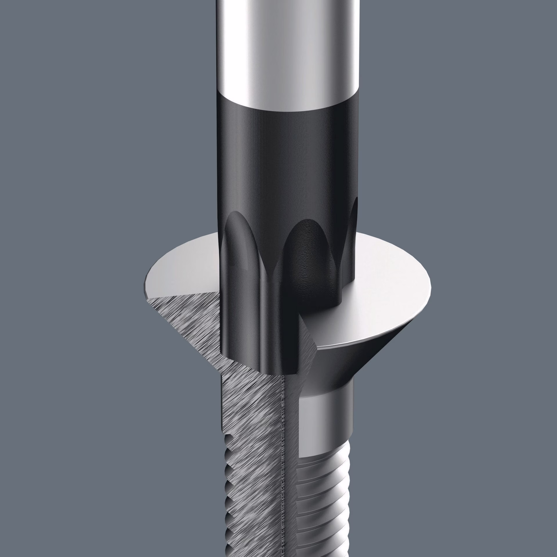 Schraubendreher 367 TORX BO Gr.T 8 BO Klingen-L.60mm 2K-Griff Rundkl