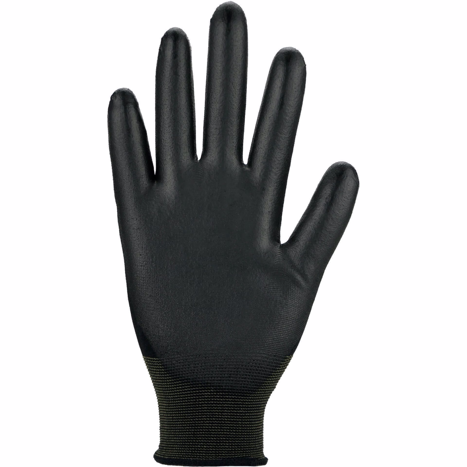 Handschuhe Gr.9 schwarz PA m.Soft-Polyurethan