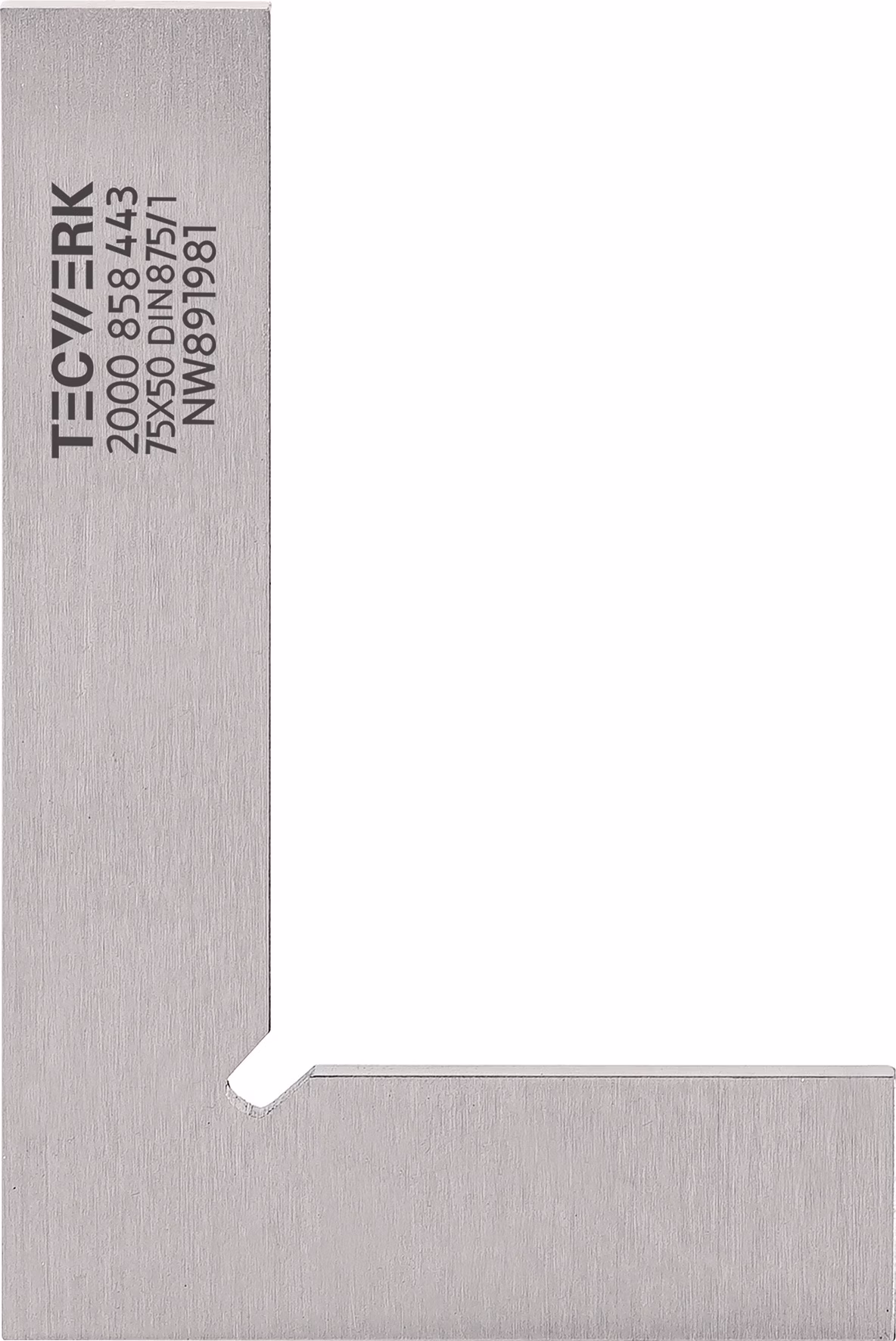 Winkel DIN 875/I Schenkel-L.75x50mm o.Anschlag