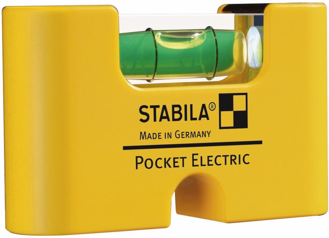 Wasserwaage Pocket Electric 7cm Ku.gelb ± 1mm/m m.Magnet