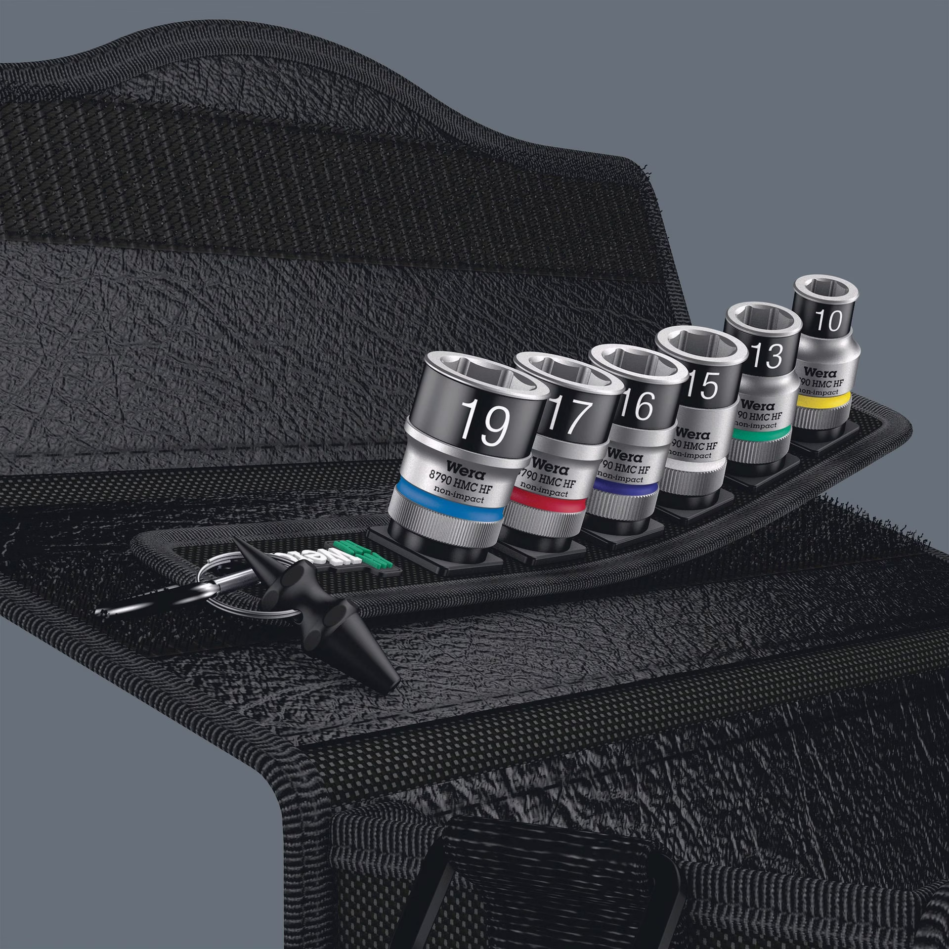 Steckschlüsselsatz Belt C 1 Zyklop 7-tlg.1/2 Zoll 10-19mm f.a6-KT.-Schr