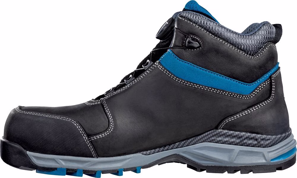 Sicherheitsstiefel TOFANE BLACK QL CTX MID Gr.44 W.11 sw/blau S7S ESD FO HRO SR