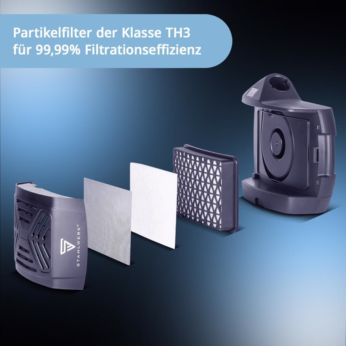 Automatik-Schweißhelm BOOSTER AIR Frischluftsystem TH3