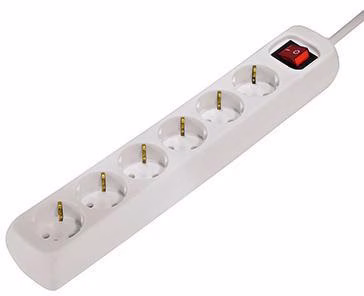 Steckdosenleiste 00030533 6fach Schalter 3m weiß