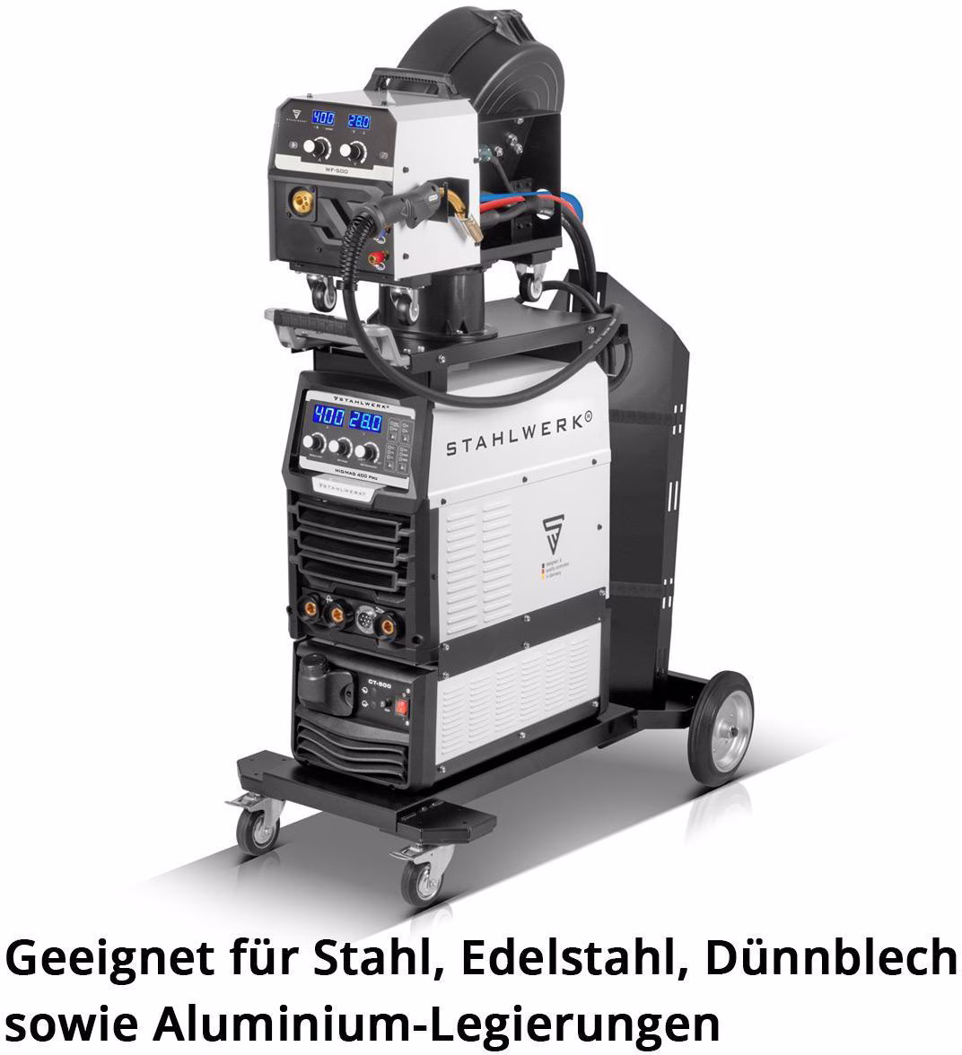 Inverterschweißgerät MIG MAG 400 Pro Einzelgerät m.Zub.3m