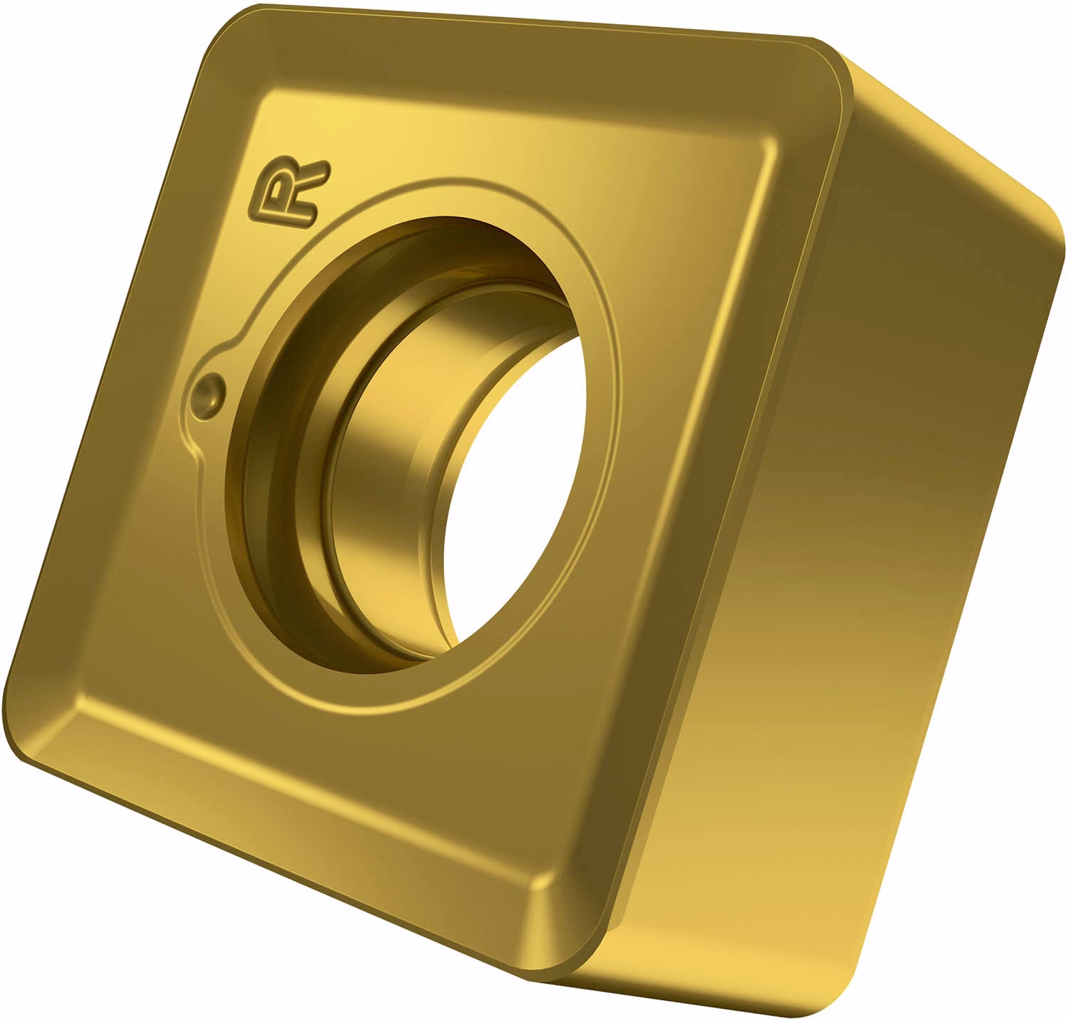 Fräswendeschneidplatte ISO SNGX D.5,9mm PVD beschichtet Gold
