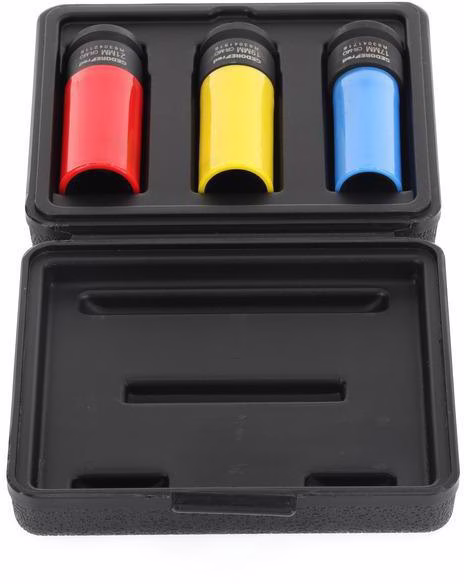 Schlagschraubersteckschlüsselsatz 3-tlg.1/2 Zoll SW 17/19/21mm 4KT