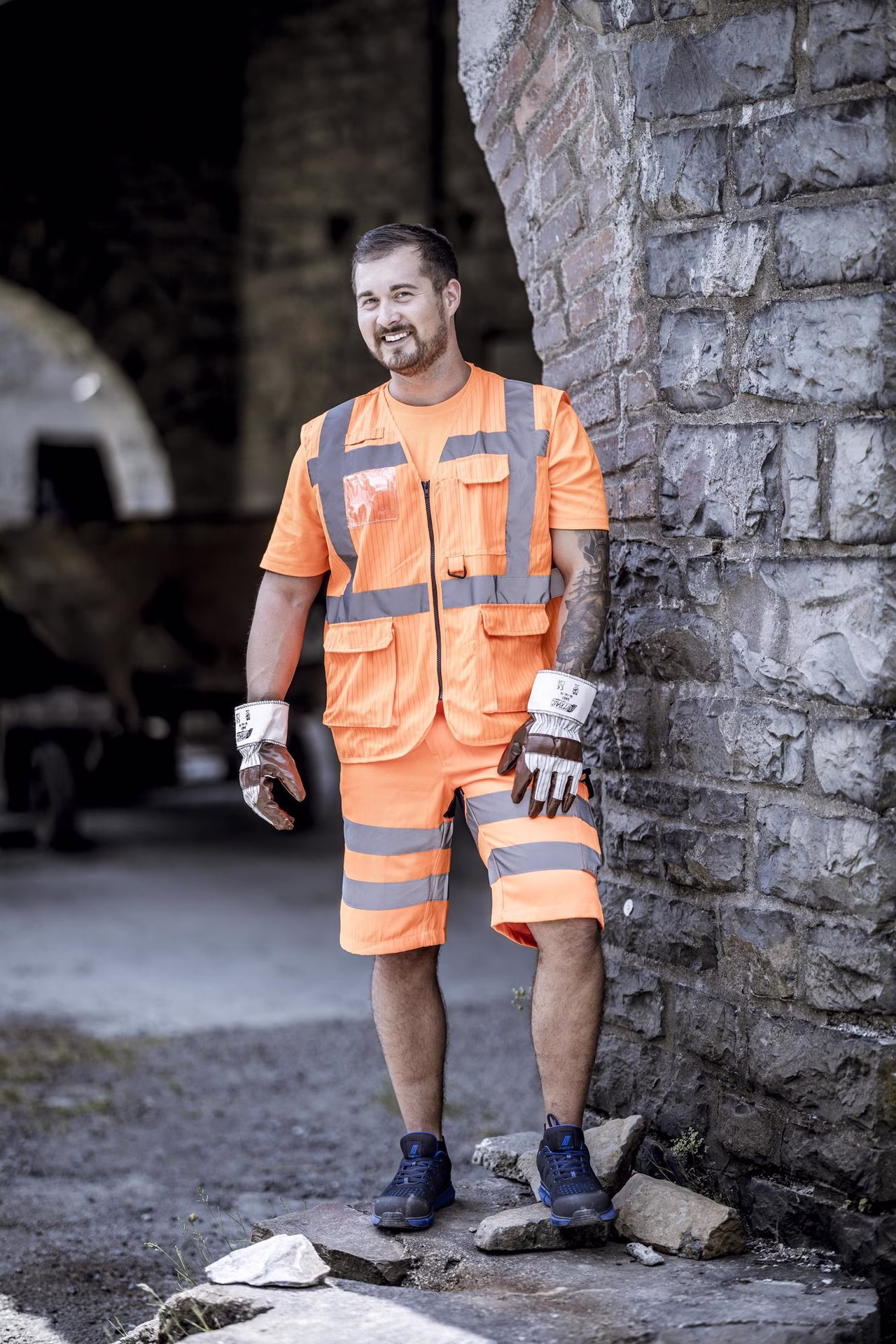 Warnweste 7118 Gr.L neonorange EN ISO 13688/EN ISO 20471/EN 1149