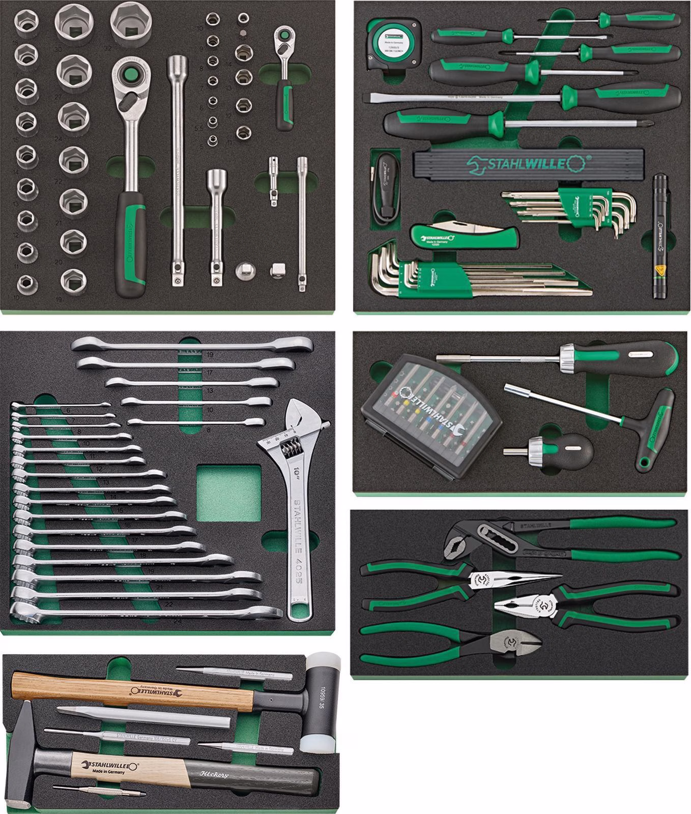 Werkzeugsortiment TCS 821/6 157-tlg