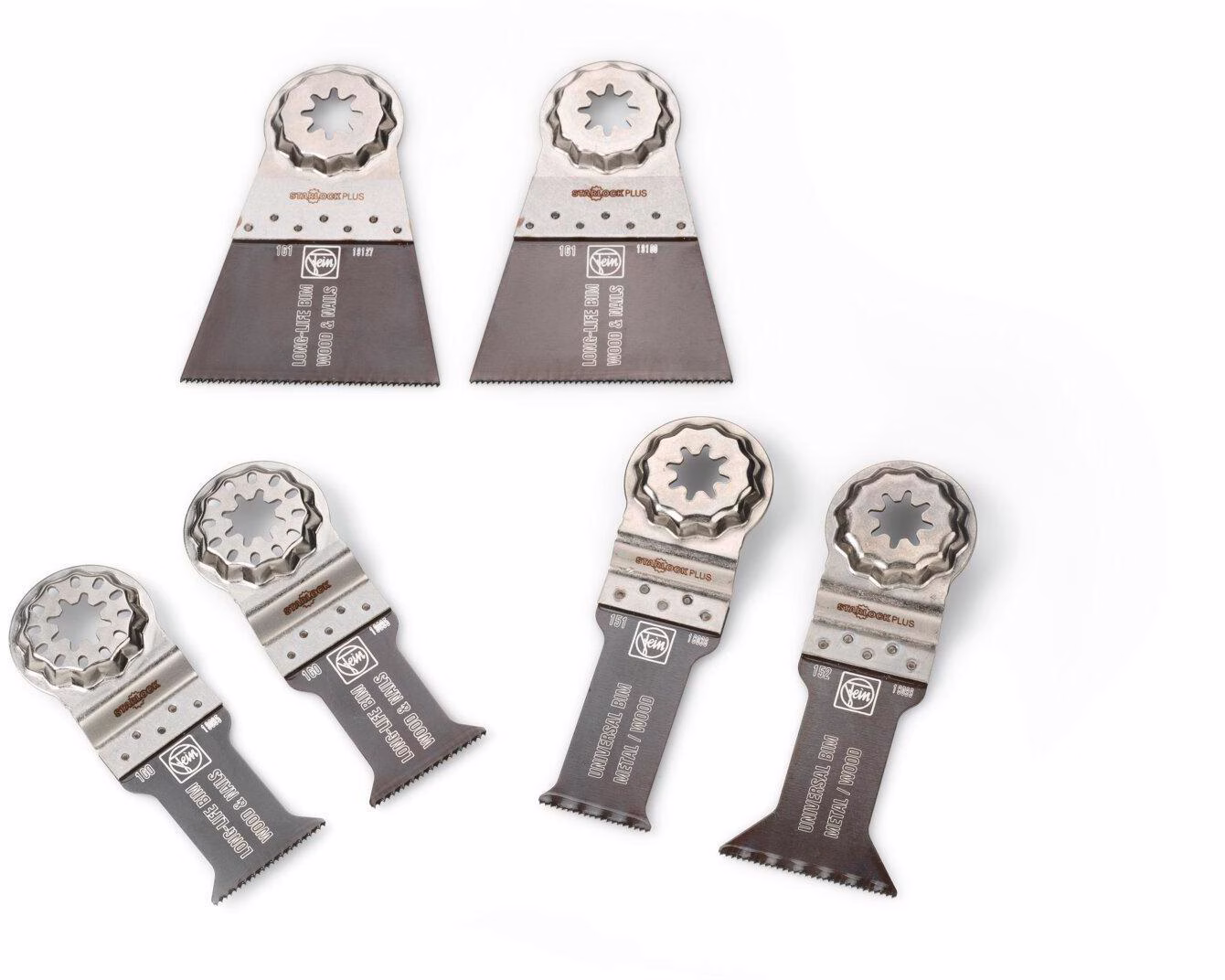 Sägeblatt-Set E-Cut Best of WOOD & METAL StarlockPlus St.je Karte 6