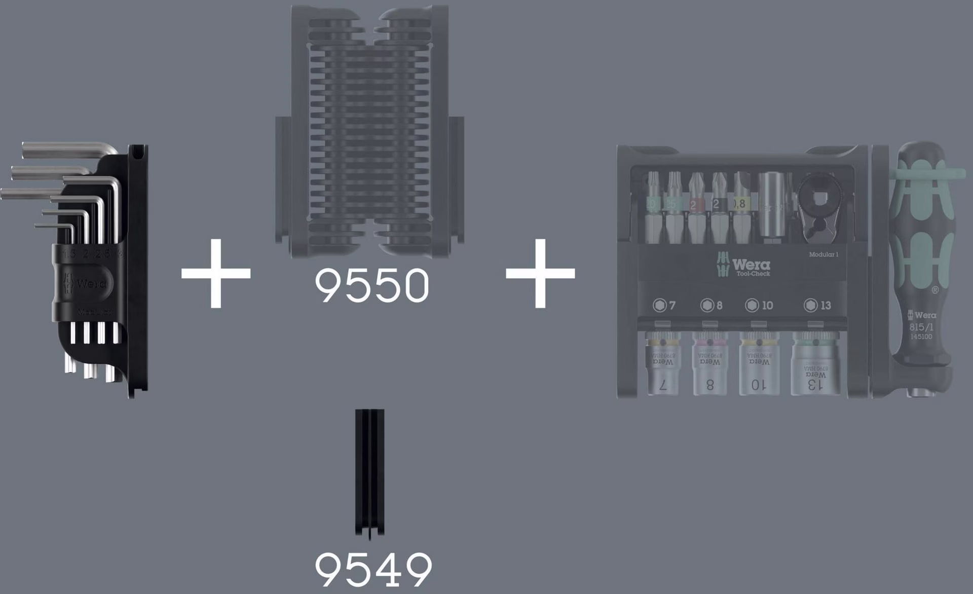 Winkelschlüsselsatz Tool-Check Modular Hex-Plus 1 8-tlg.Hex-Plus