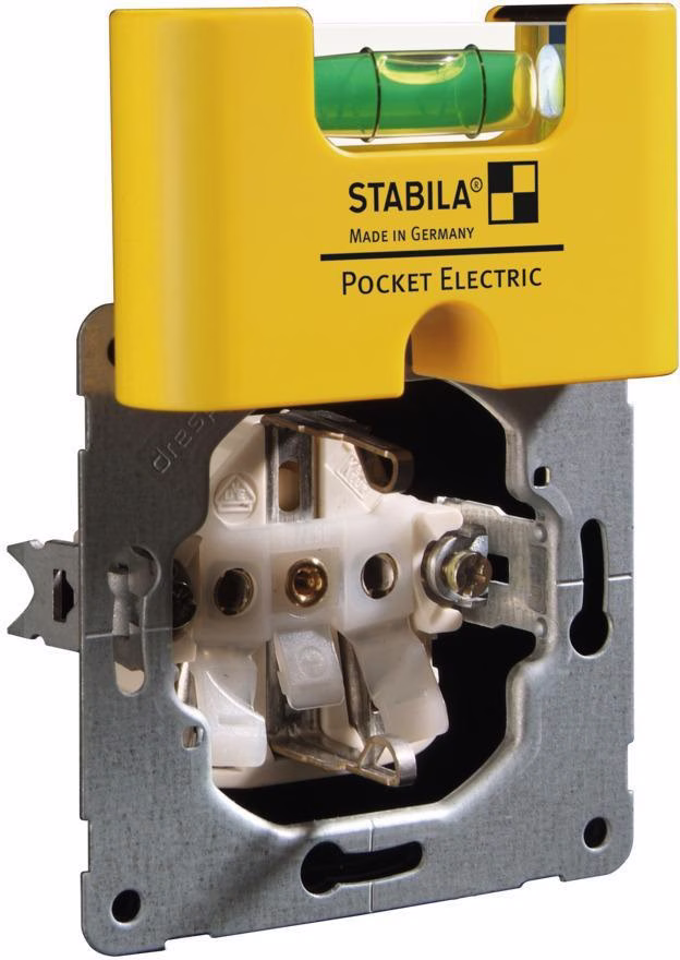 Wasserwaage Pocket Electric 7cm Ku.gelb ± 1mm/m m.Magnet