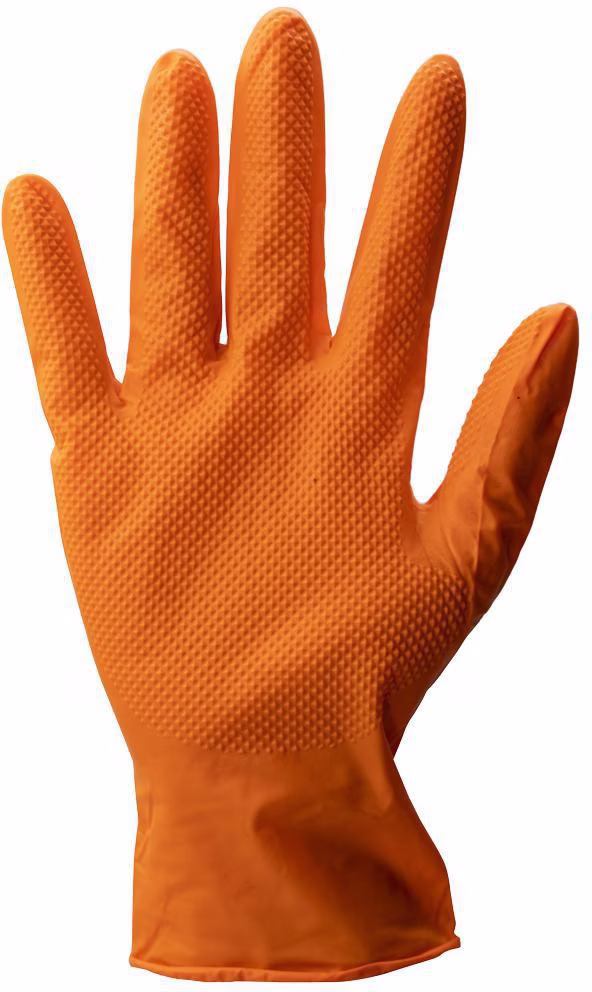 Einw.-Handsch.Grip Orange Gr.11 orange Nitril 50 St./Box