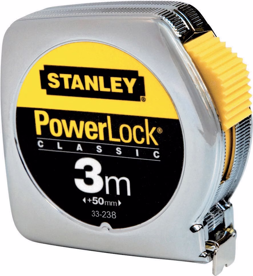 Taschenrollbandmaß PowerLock® L.3m B.12,7mm mm/cm EG II Metall SB