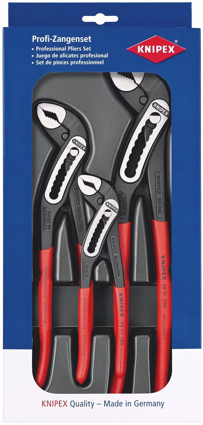 Zangensatz Alligator® -Paket Inh.3tlg.pol.Kunststoff-Tiefziehteil