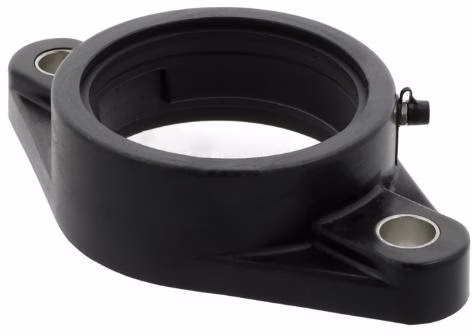 Flanschlagergehäuse TFL204 -BLACK 47mm ov.1St./VE