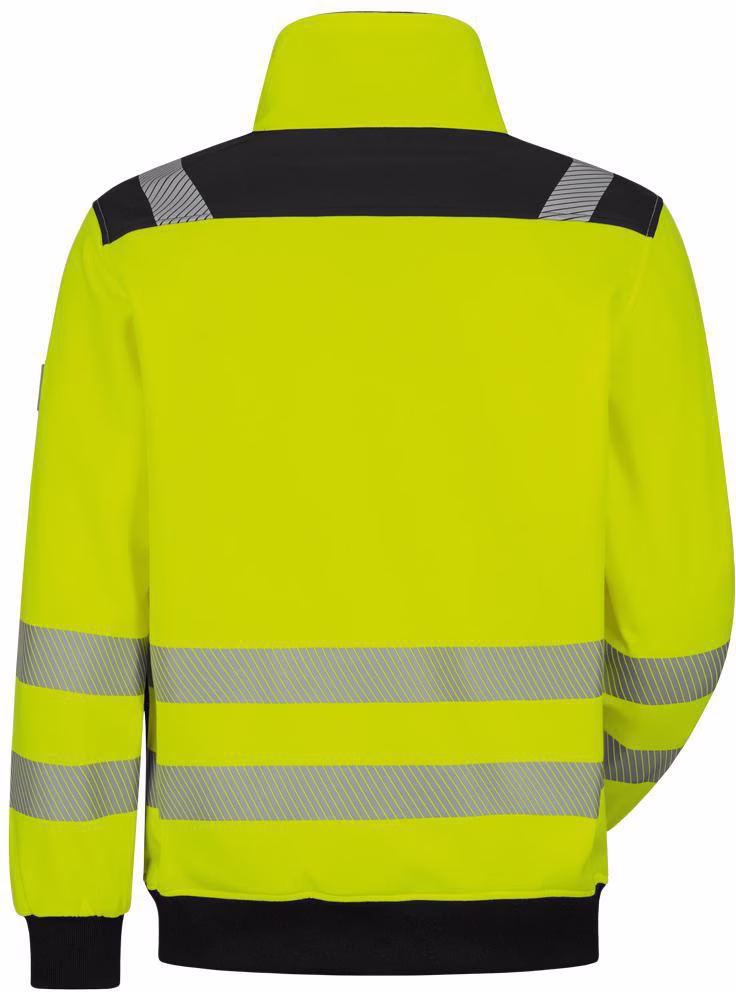 Warnschutz-Sweatjacke DEMINO Gr.L gelb/schwarz