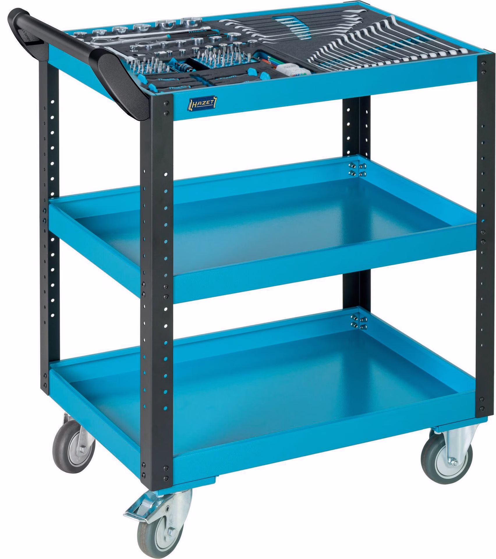 Servicewagen H896xB890xT542mm Traglast p.Ebene 50kg HAZET-BLAU