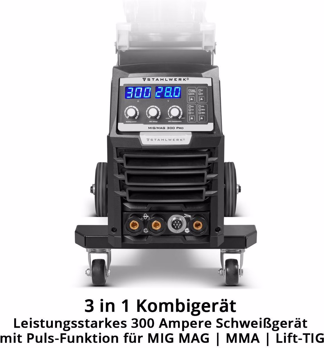 Inverterschweißgerät MIG MAG 300 Pro Einzelgerät m.Zub.3m