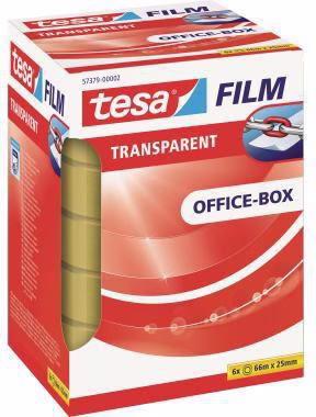 Klebefilm tesafilm 57379-00002 25mmx66m transparent 6 St./Pack