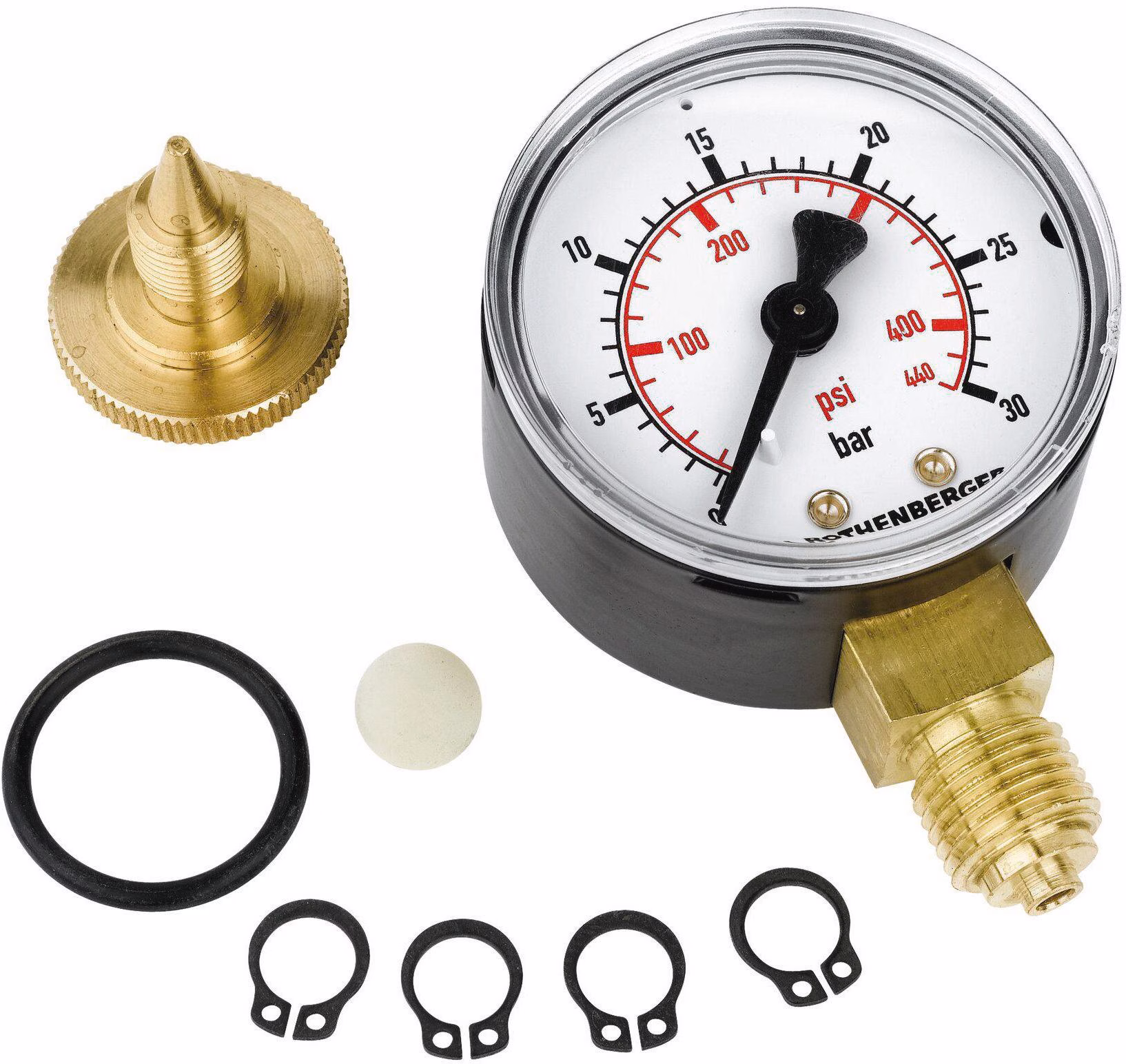 Prüfpumpe RP 30 0-30bar R 1/2 Zoll Saugvolumen p.Hub ca.16 ml