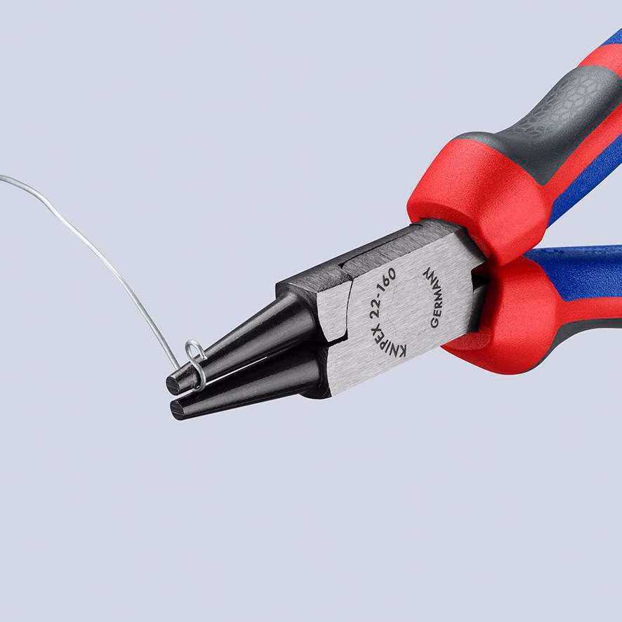 Rundzange L.160mm Kopf pol.Comfort-Griff