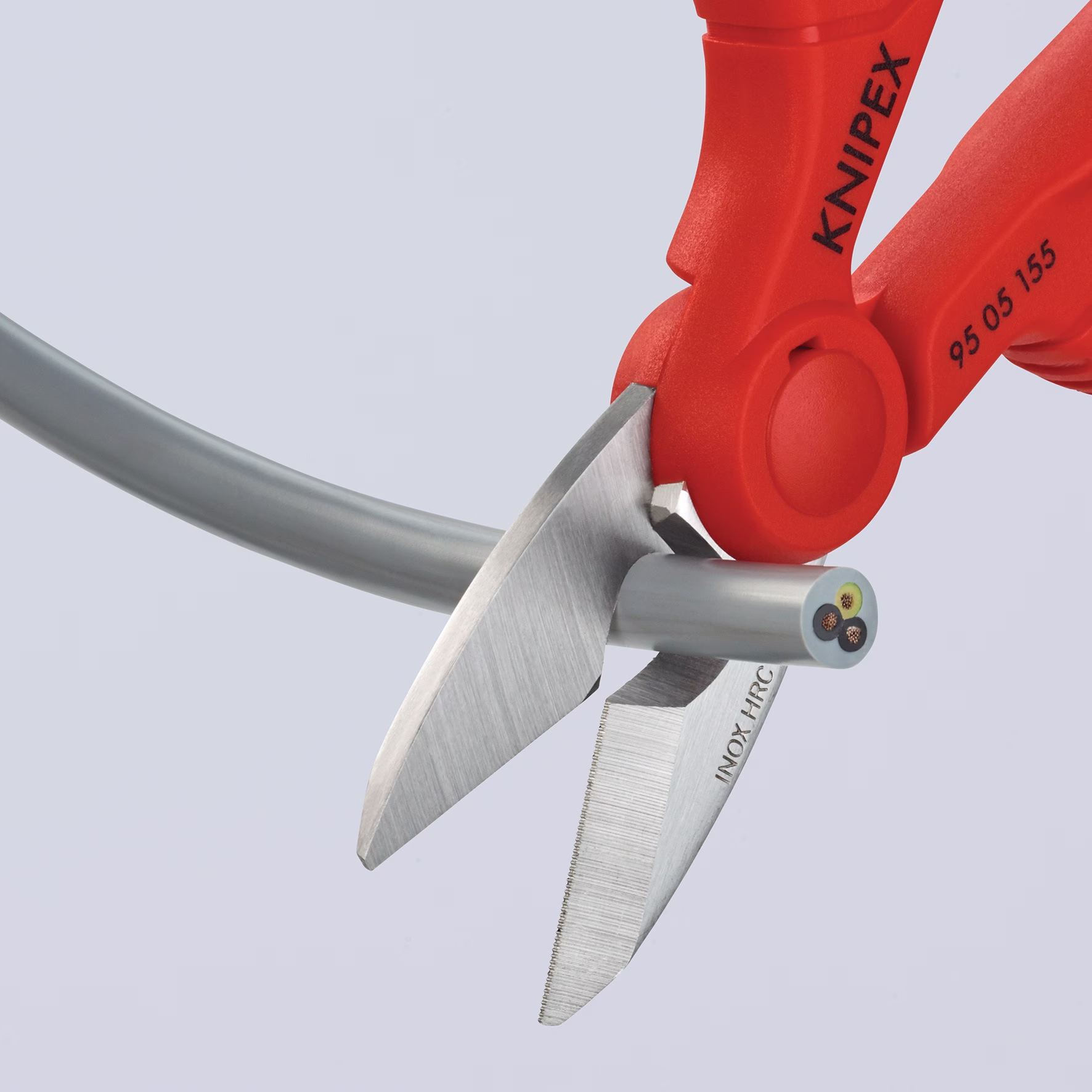 Elektriker-/Handwerkerschere L.155mm 2-K.-Hüllen