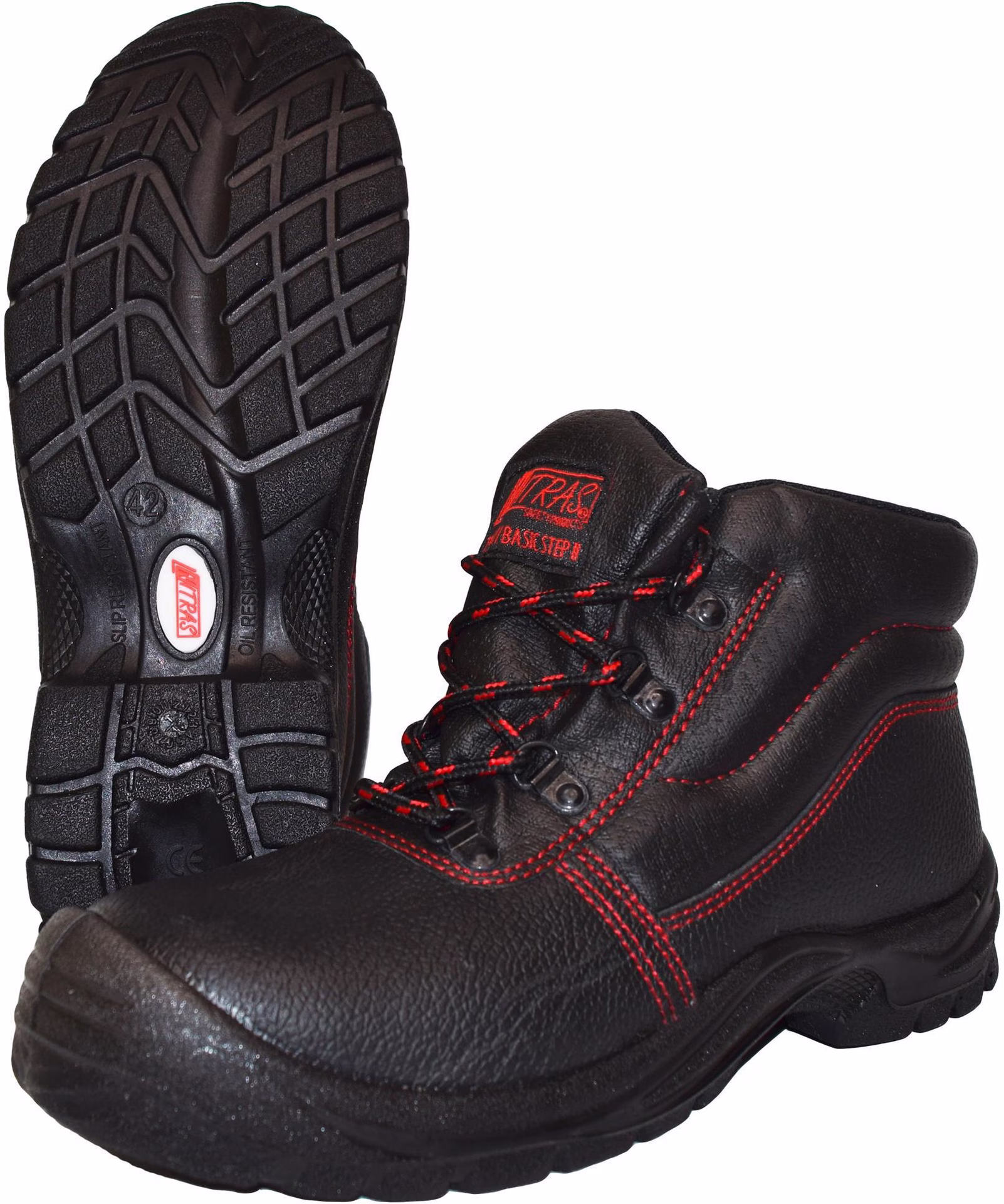 Sicherheitsstiefel BASIC STEP MID Gr.42 W.11 schwarz S3 SRC Volleder
