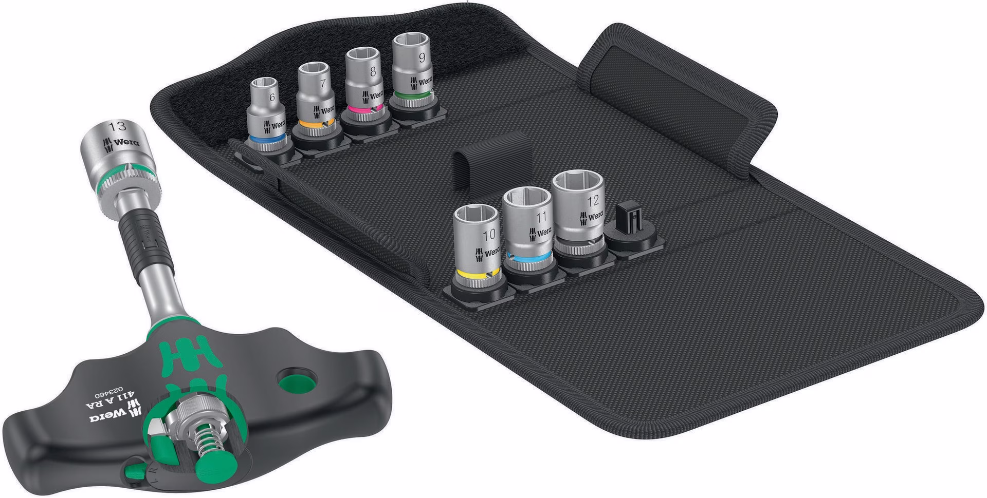 Steckschlüsselsatz KK 400 RA Set 2 9-tlg.1/4 Zoll Z.80