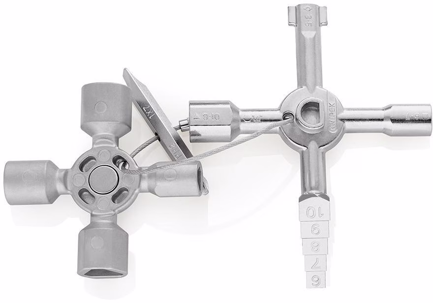 Schaltschrankschlüssel TwinKey® 6 Funktionen m.Magnet Verb