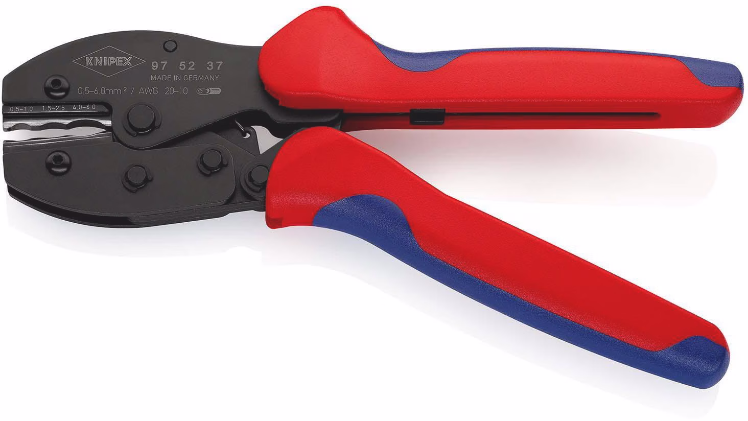 Crimpzange PreciForce® L.220mm 0,5-6 (AWG 20-10) mm² 478g
