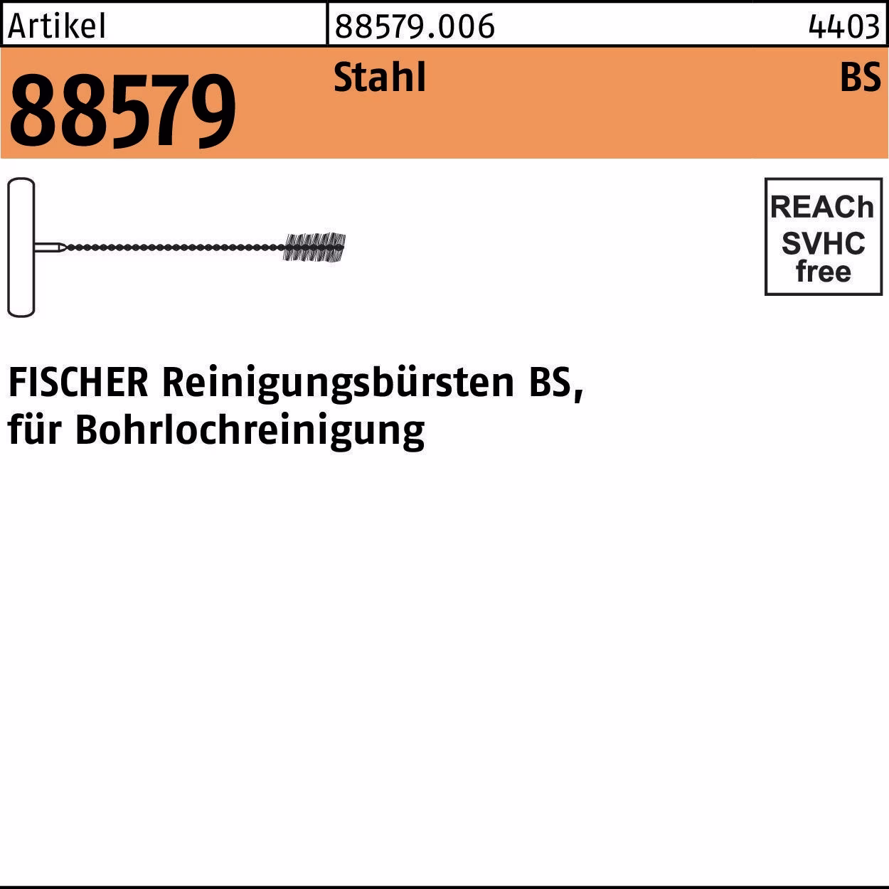 Reinigungsbürste R 88579 FHB-BS Stahl 1