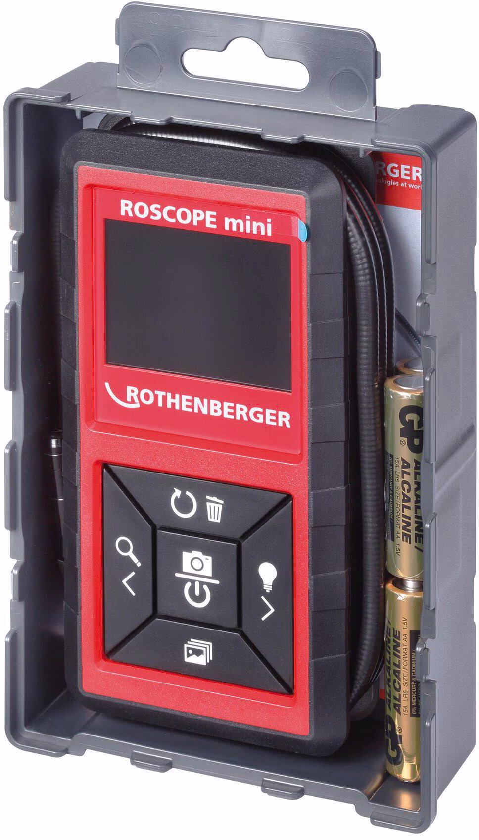 Akku-Inspektionskamera ROSCOPE®mini 2 Zoll 320x240 8,5mm