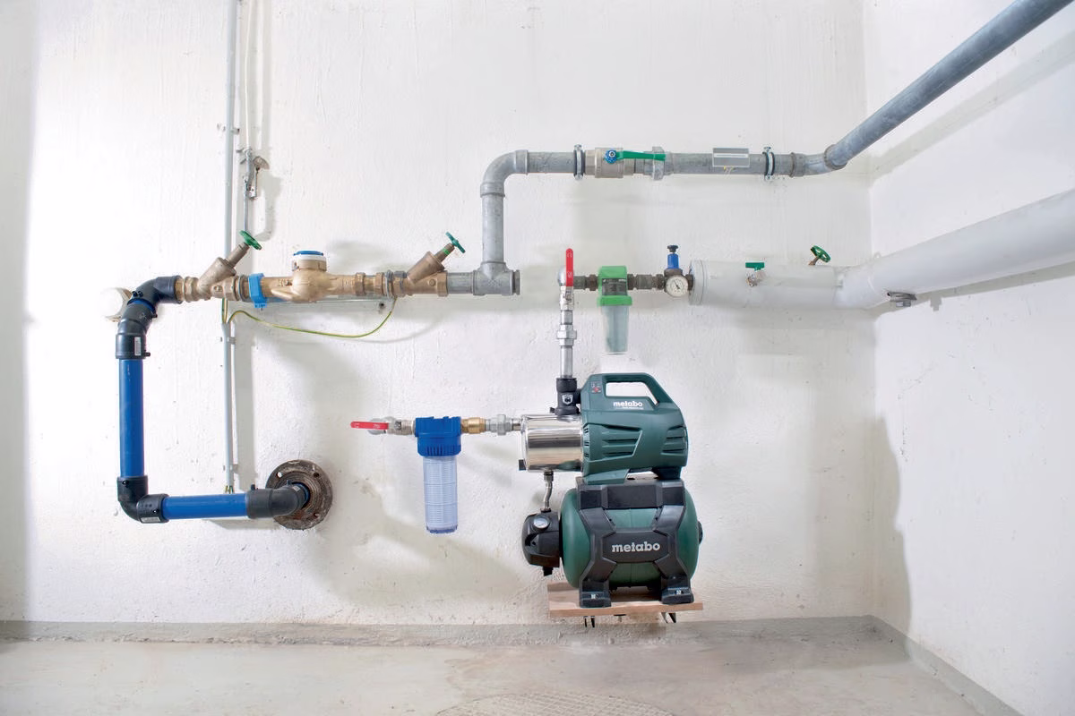 Hauswasserwerk HWW 6000/25 Inox 6000 l/h 55m 8m 1300W STA 24l