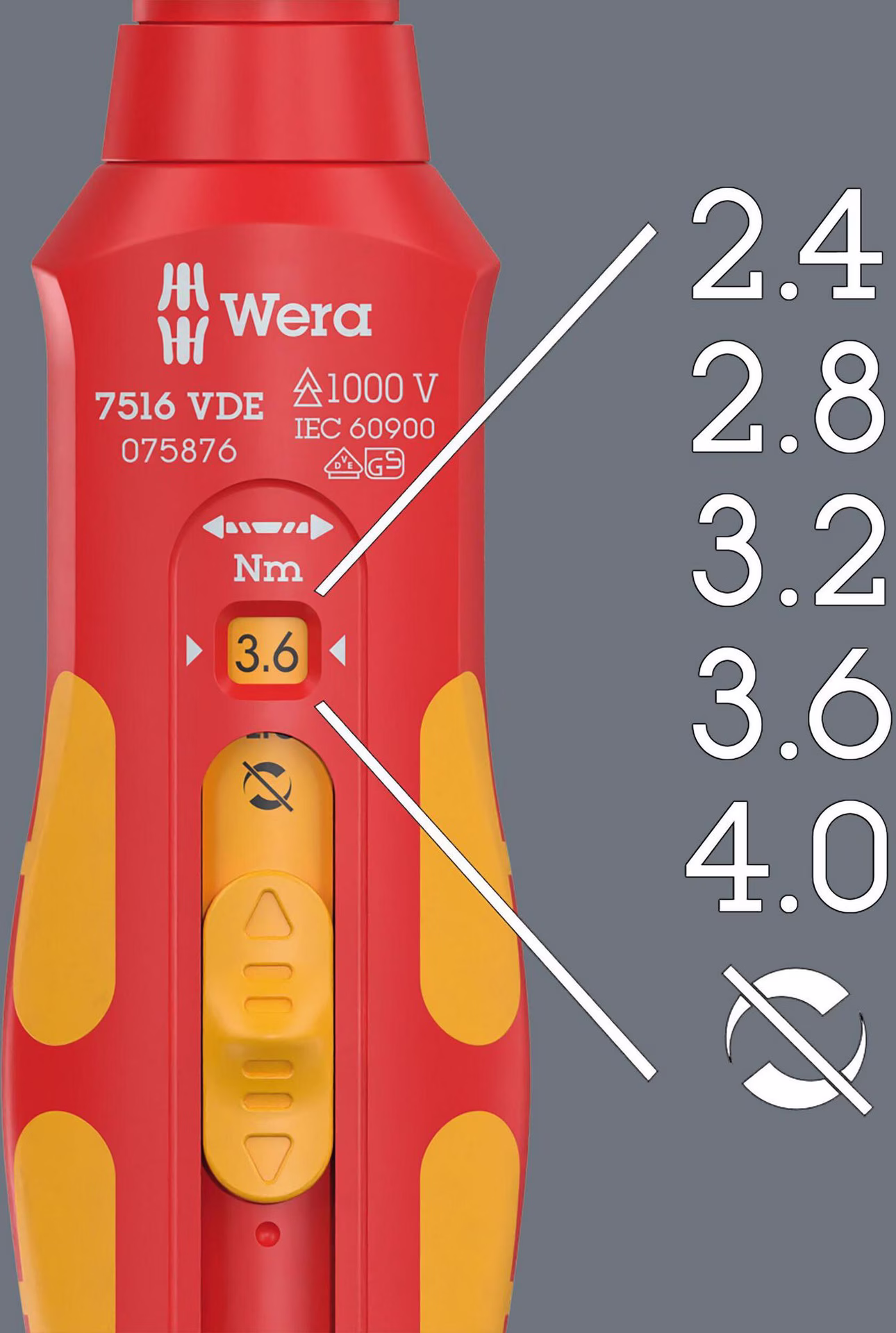 Drehmomentschraubendreher 7516 VDE Kraftform Safe-Torque Speed 9mm