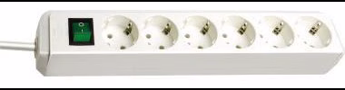 Steckdosenleiste Eco- Line 1159520400 Schalter 6fach ws