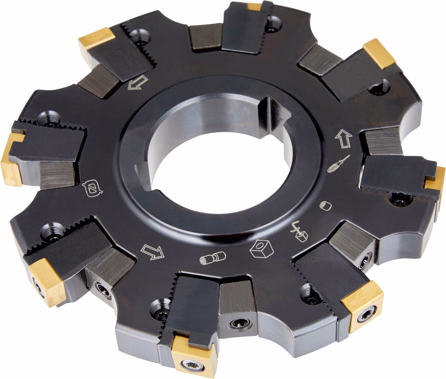 Scheibenfräser ISO 125H04N-S90CN10N18 Tiefe 34mm m. Wendeplatte Schneid-D.125mm