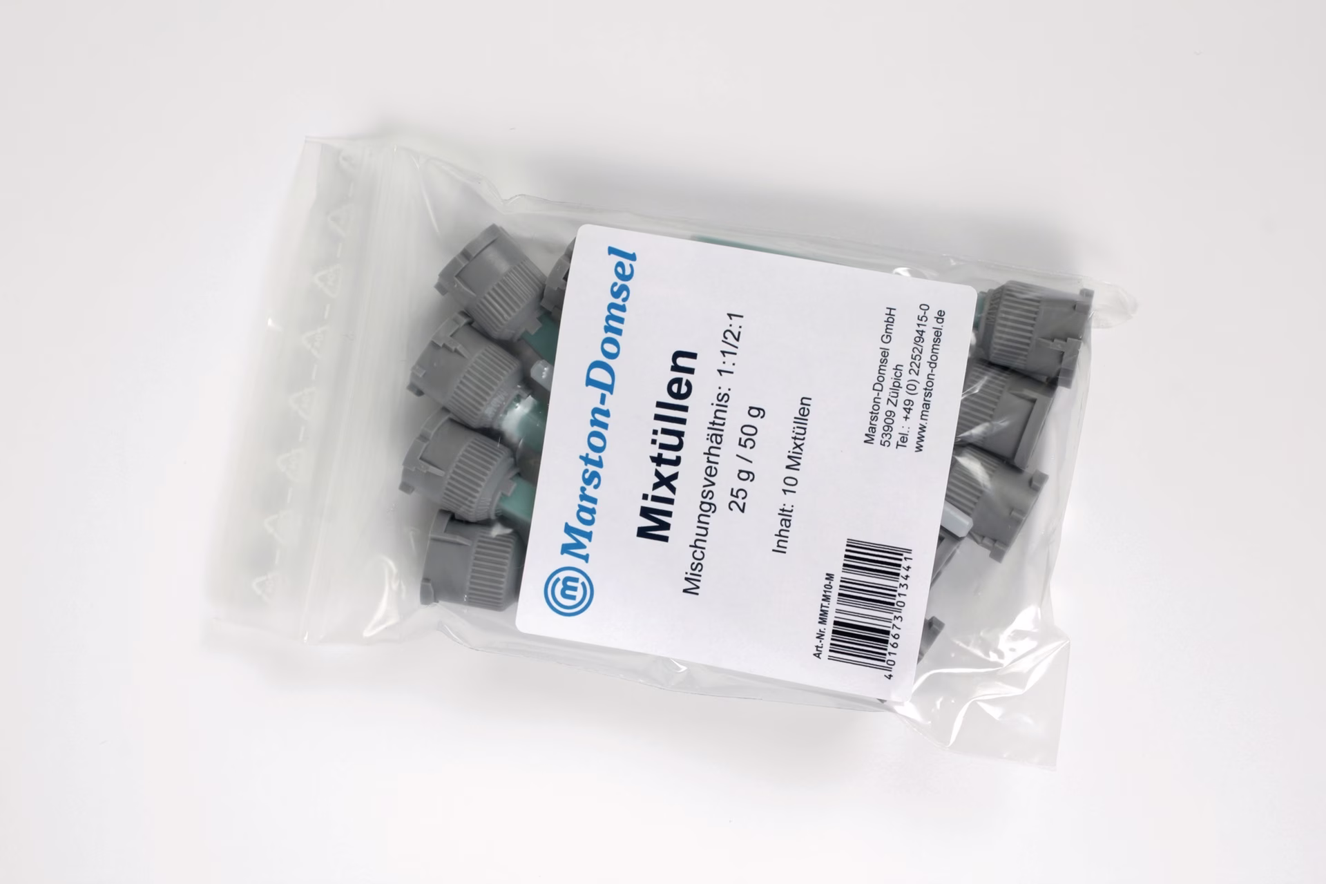 Statikmischer Ku.f.Doppelspritzen 25g,50g 10 St./Btl