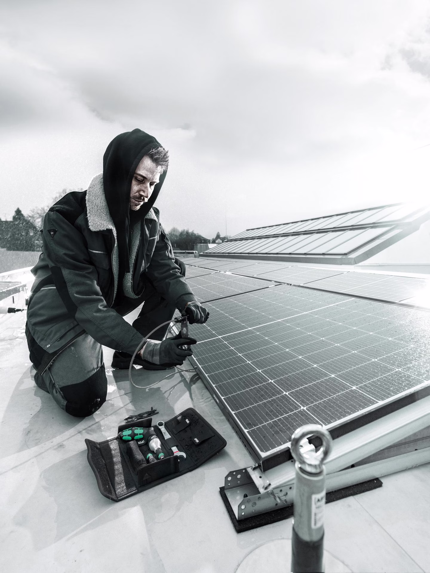Photovoltaikwerkzeugset 9524 7-tlg.3,0-6,0 Nm einstellb