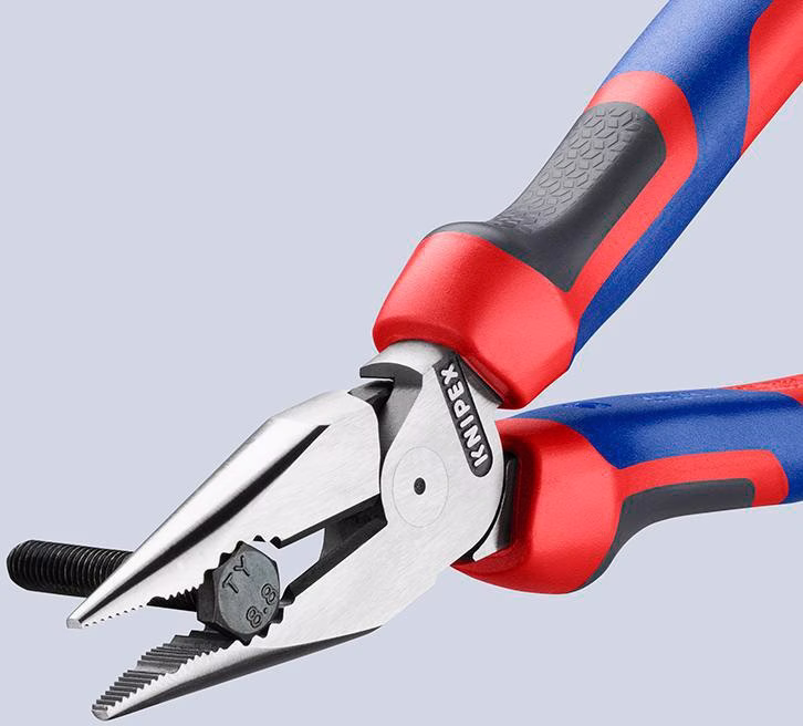 Spitzkombizange L.185mm pol.Comfort-Griff schwarz atram