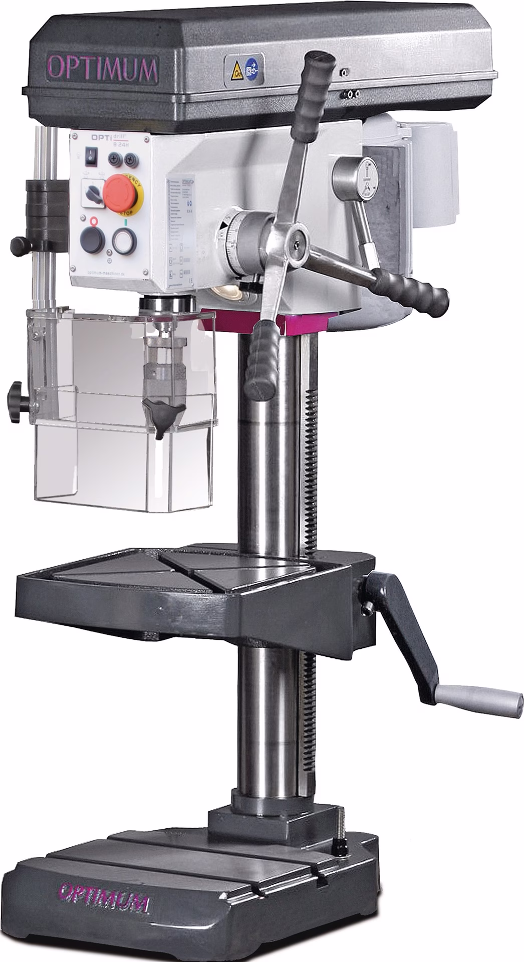 Tischbohrmaschine B 24 H 24mm MK2 350-4000min-¹ m.Not-Halt-Schalter