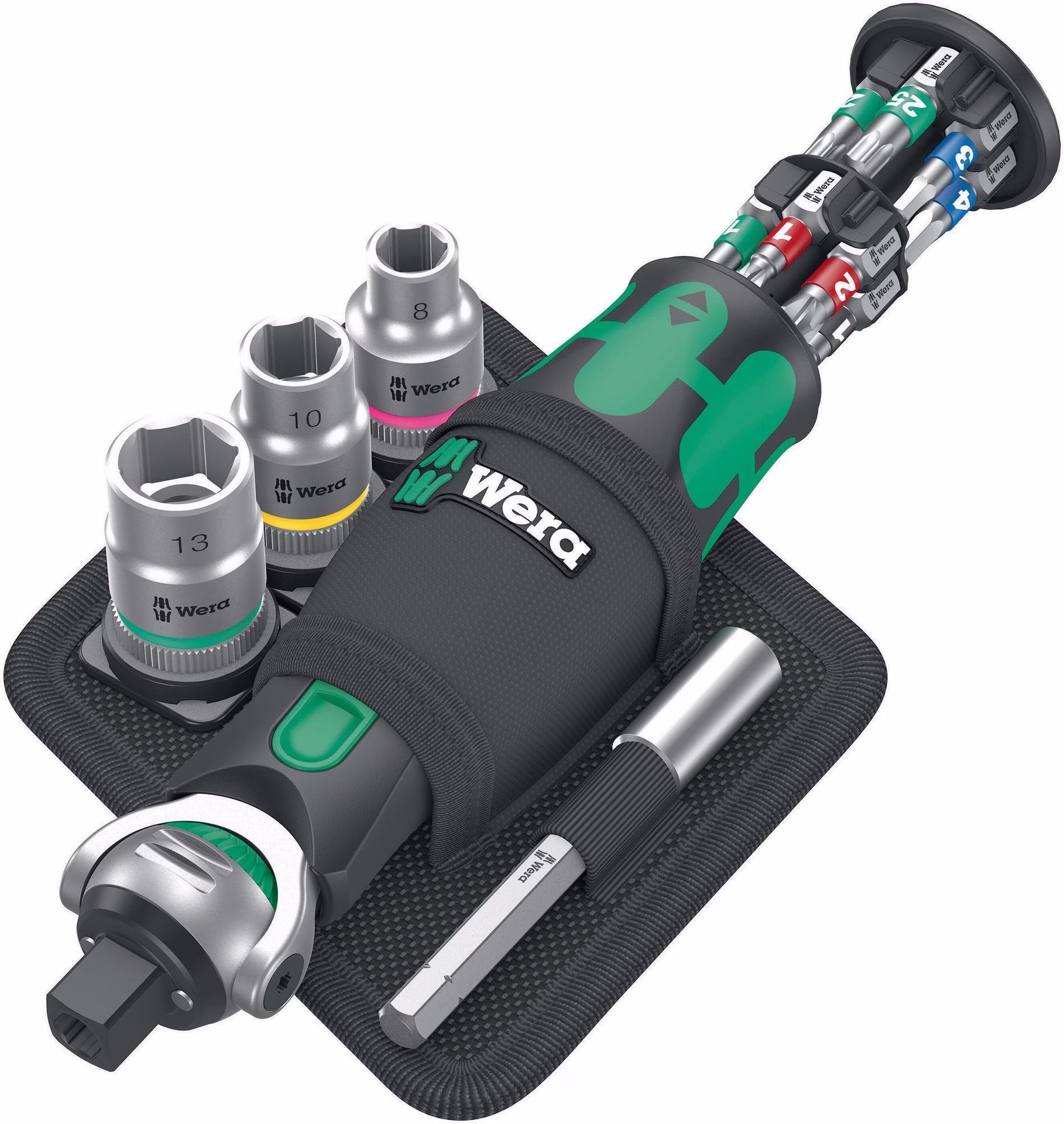 Steckschlüsselsatz 8009 Zyklop Pocket Set 2 19-tlg.3/8Zoll+1/4 Zoll Z.72