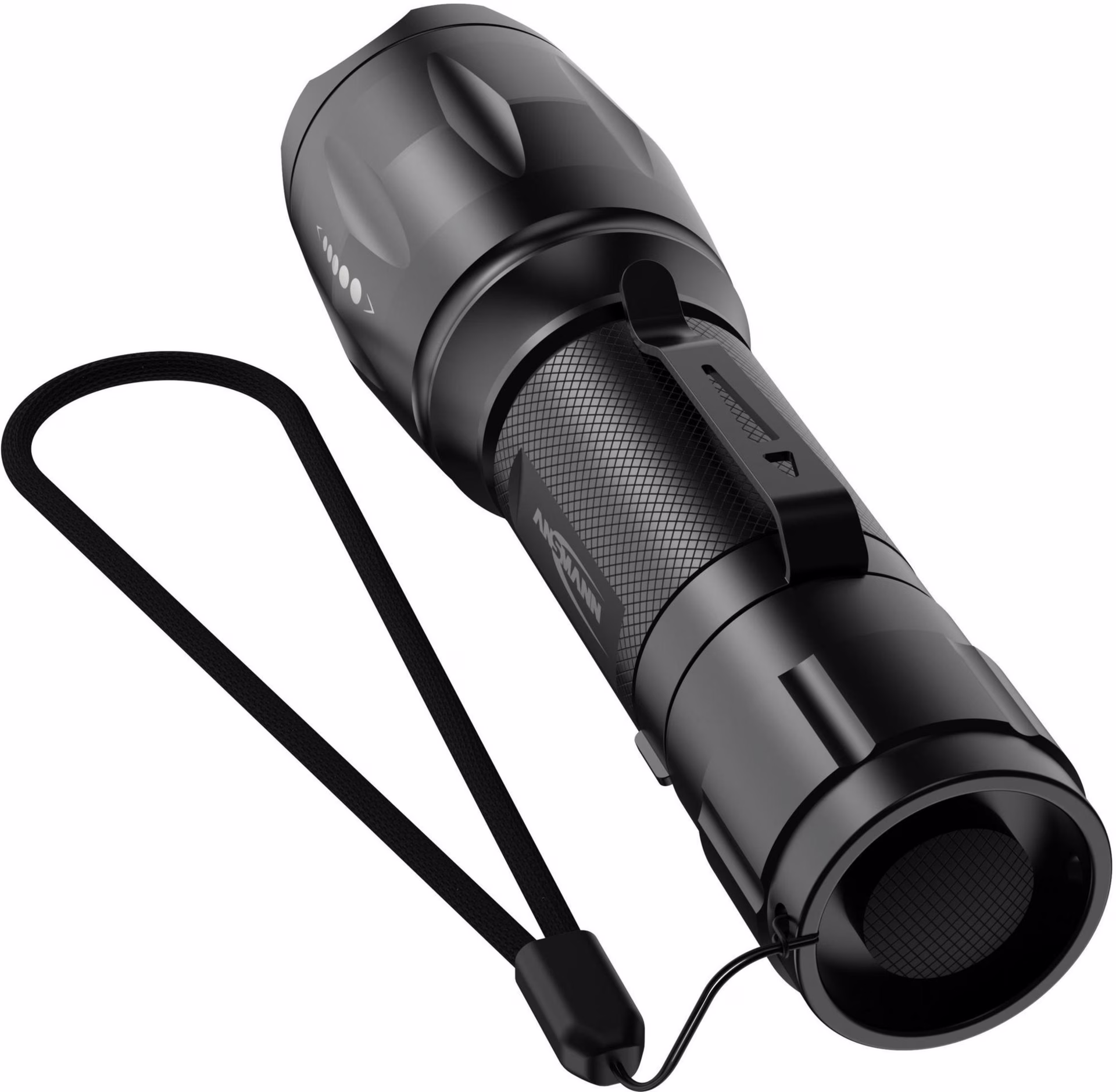 LED-Taschenlampe hoch:90 lm,niedrig:24 lm 3xAAA Micro ca.22-50m schwarz