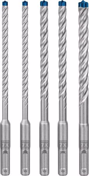 Hammerbohrersatz Expert SDS plus-7X 5-tlg.SDS Plus Ku.-Kass.m.Euroloch
