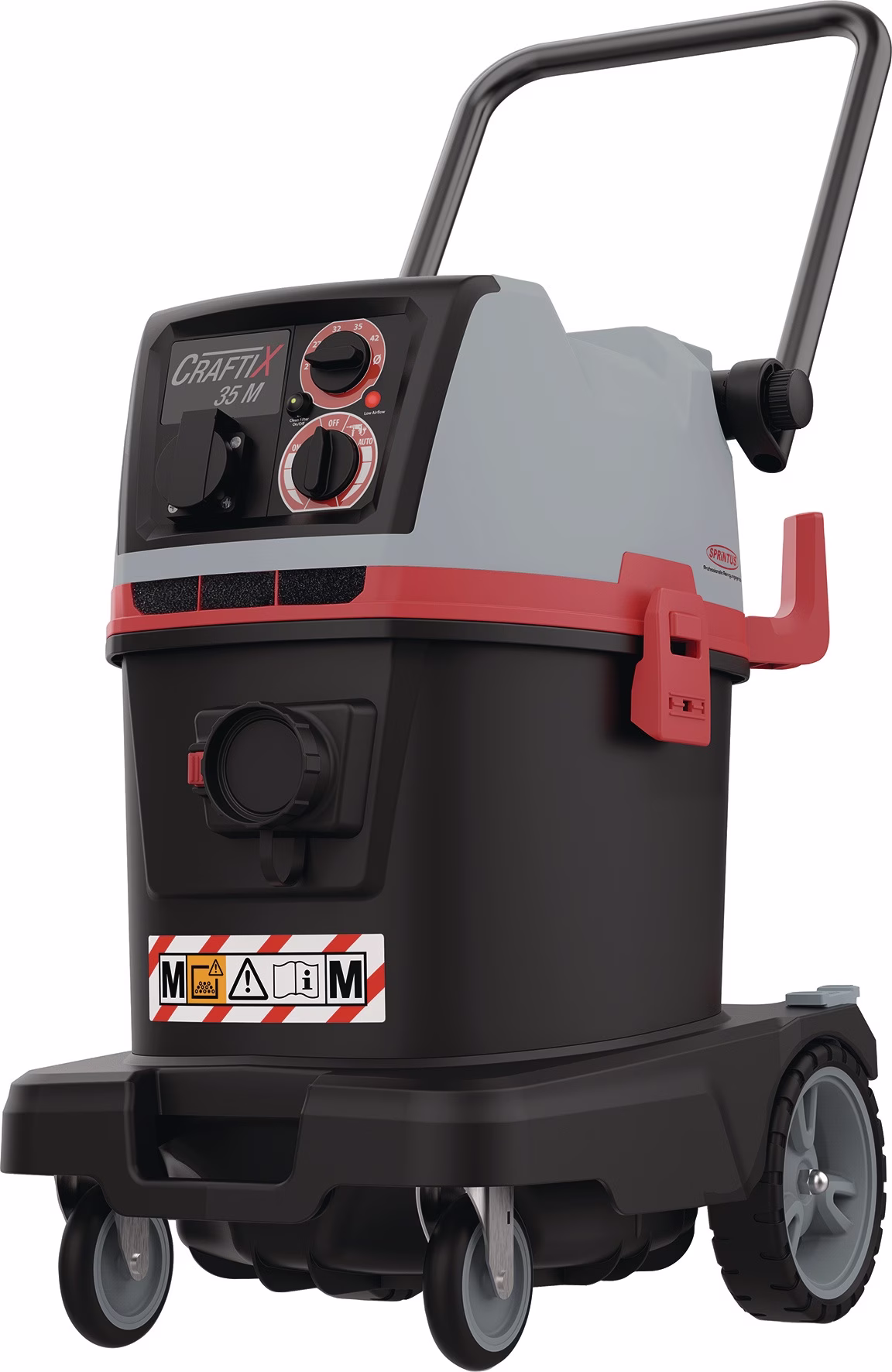 Sicherheitssauger Craftix 35 M 1200 W 74l/s 250mbar 35l