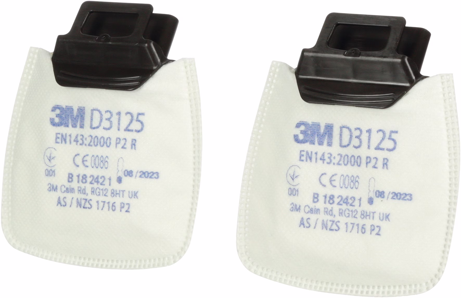 Rundpartikelfilter D3125 EN143:2000/A1:2006 P2R f.Ser.Secure Click 2 St./Btl